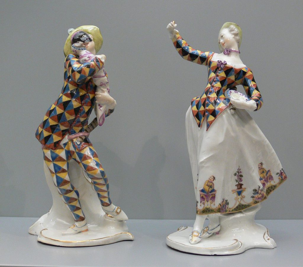 Harlequinade figurines